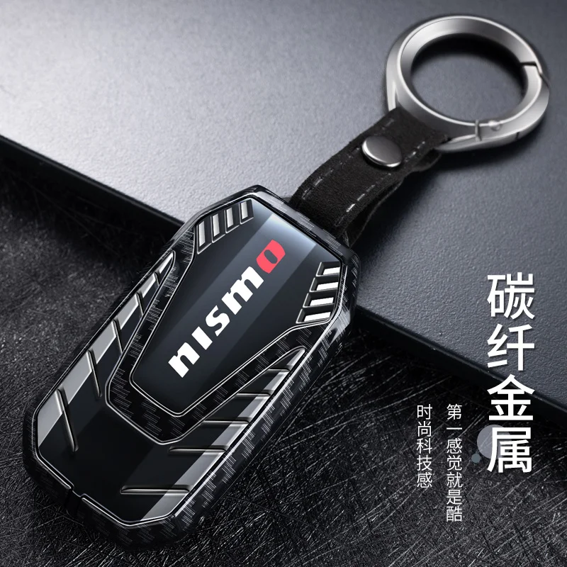 

Для Nissan Versa Maxima Rogue Armada Sentra Qashqai X-Trail для Infiniti FX35 QX50 автомобильный чехол для ключей из цинкового сплава аксессуары