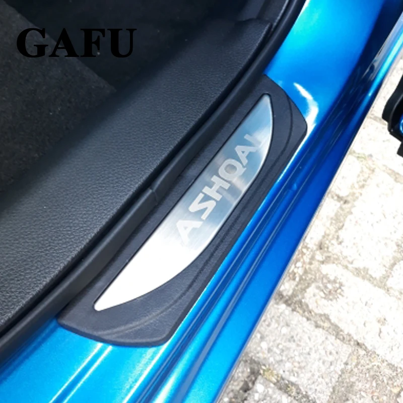 Аксессуары для Nissan Qashqai J11 2018 2019 2020 защитная наклейка из нержавеющей стали на