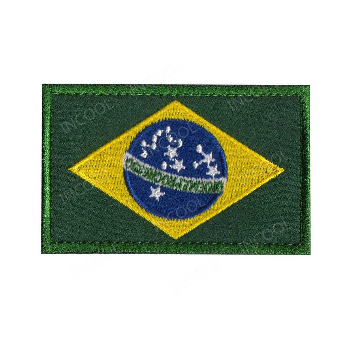 Brazil Flag Америка Флаги стран Мексика пуерто-Рико Аргентина Соединенные Штаты, Канада Бразилия El Salvador вышитые нашивки значки оптом - Цвет: Brazil Flag