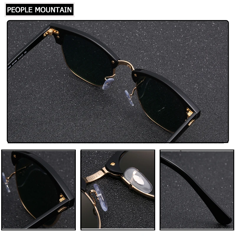 Оправа ацетатная Pilot стеклянные линзы солнцезащитные очки унисекс ретро