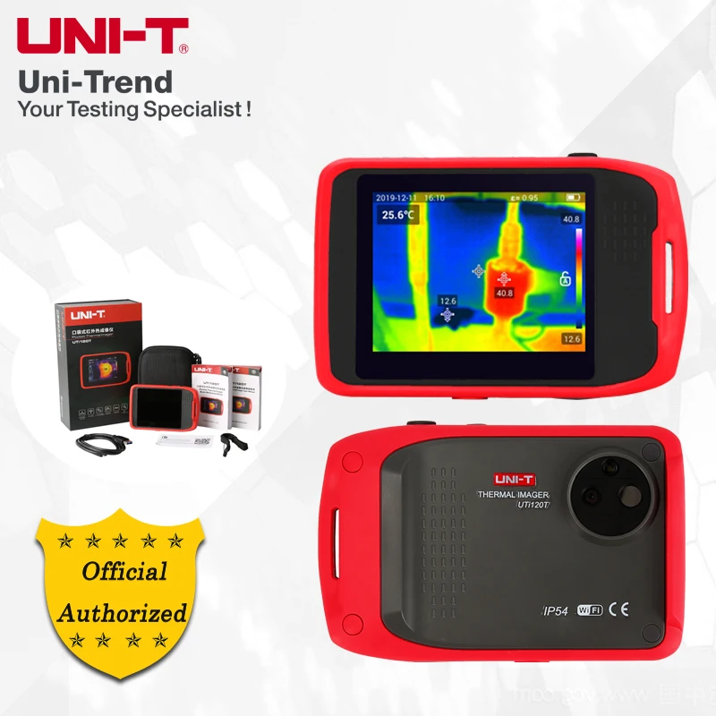 

UNI-T UTi120T Pocket Capacitive Touch Thermal Imager;Circuit Board/Motor/Pipe Temperature Intelligent WIFI Detection Thermometer