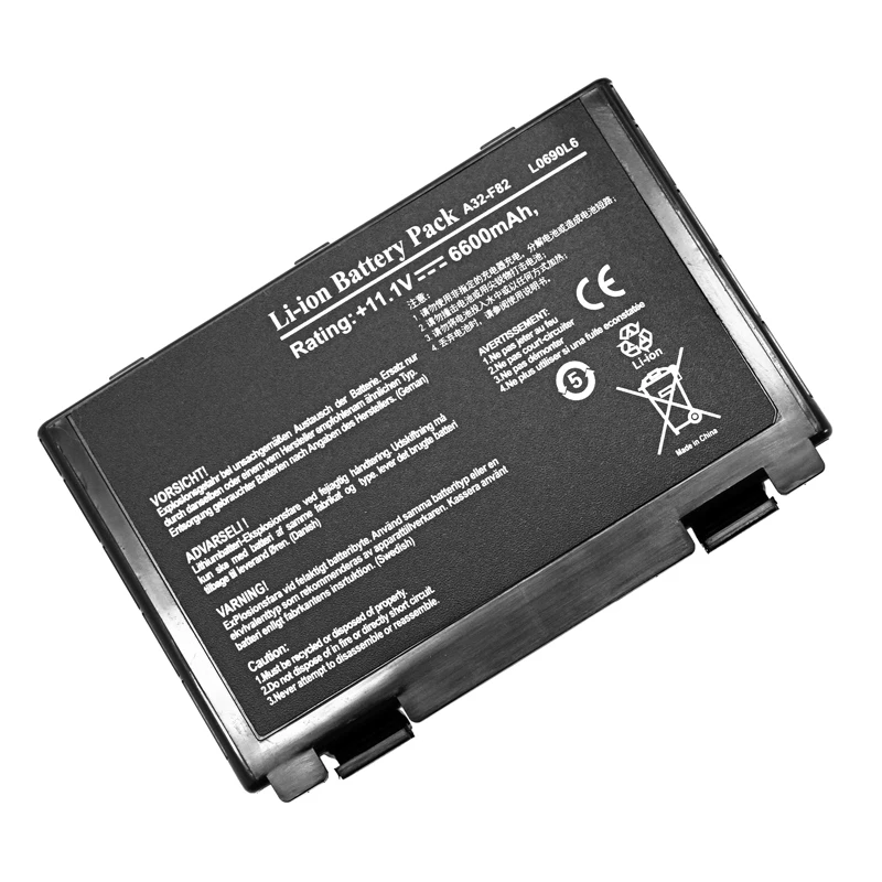6600 мА/ч 11 1 V a32-f82 Новый аккумулятор для ноутбука Asus A32-f52 f82 F52 k50ij k50 K51 k50ab k40in k50id K40 k50in