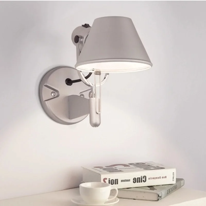 Современные Настенные светильники e27 с регулируемыми поручнями настенная панель