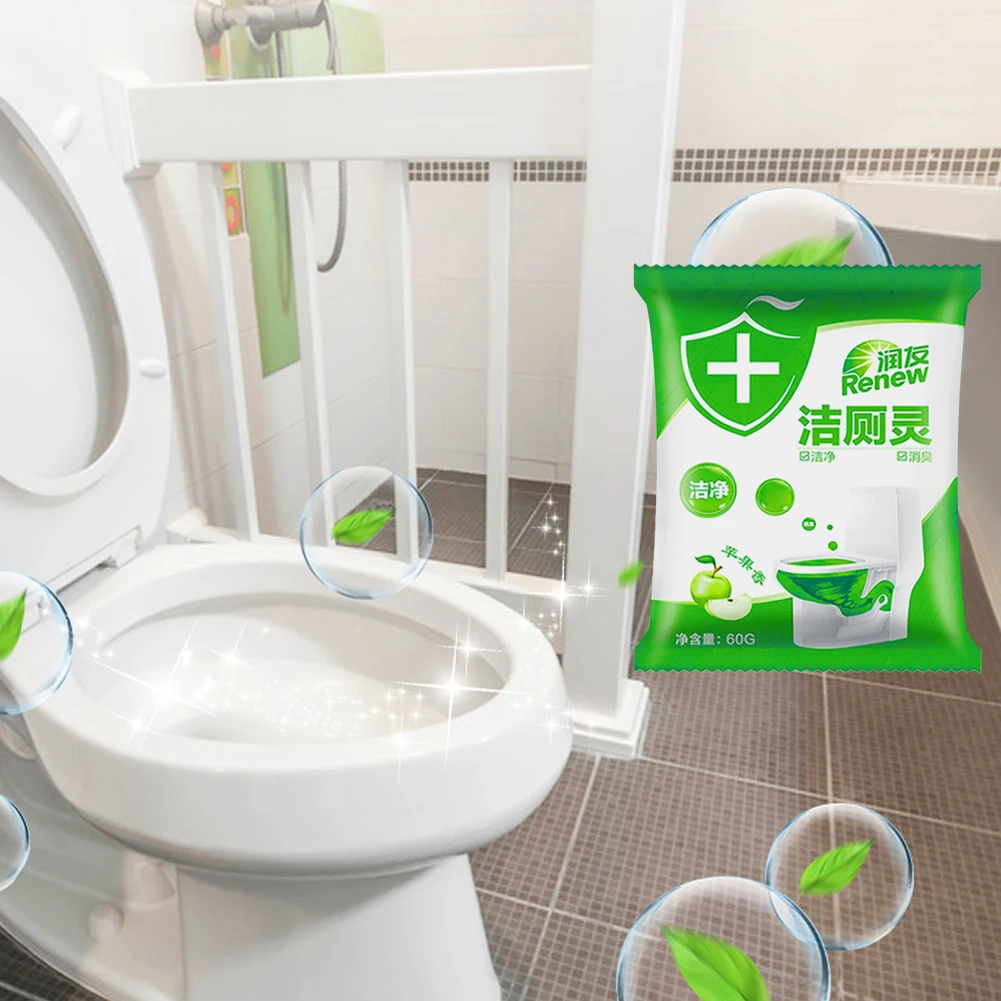 Fragrance Apple Fragrance Toilet Cleaner Toilet Green Bubble