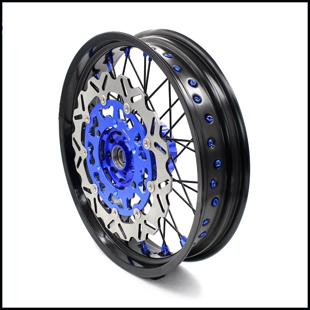 Полный комплект колес Supermoto 3 5/4 25 дюйма ободов Supermotard для YAMAHA YZ250F 2001 2018 YZ450F 2003 YZ250 1999