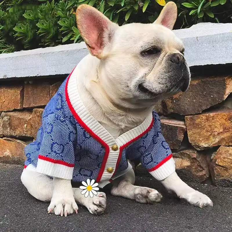 

Winter Warm Fashion Brand Pet Dog Cloths Cotton Sweater Hoodie For Small Dogs Schnauzer French Bulldog Pug Teddy Jacket Coat