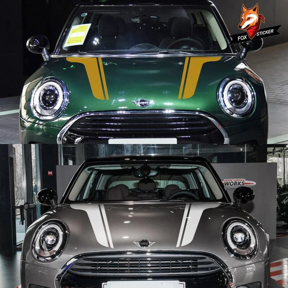 Головная наклейка Наклейки на капот автомобильный Стайлинг для MINI Cooper S One Countryman