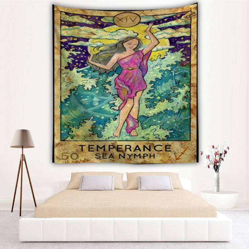 Гобелен с карточками Таро настенный домашний декор ковер настенное одеяло