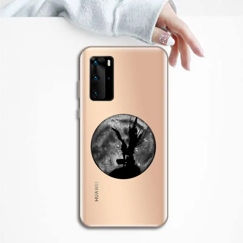

Rem and misa death note Phone Case Transparent for Huawei P20 P30 P40 lite pro P smart 2019 honor 8x 10i