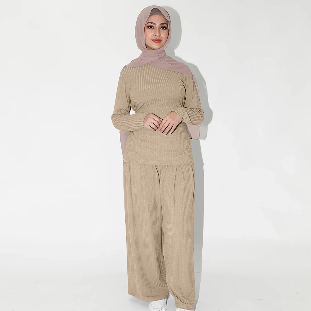 

Abaya Dubai Turkey Muslim Fashion Sets Abayas For Women American European Islam Clothing Robe Femme De Moda Musulman Ensembles