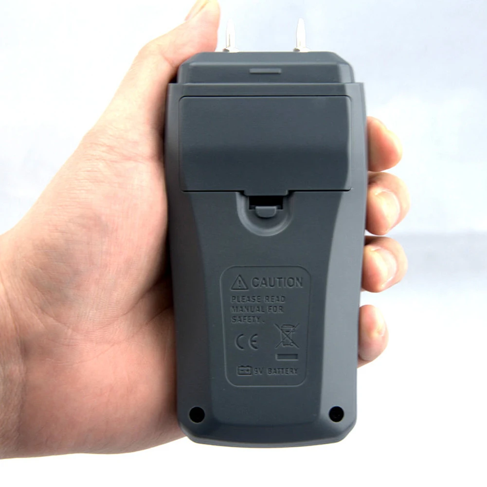 

EMT01 Wood Moisture Meter Digital 0-99.9% Large LCD Display Two Pins Wood Humidity Tester Hygrometer Timber Damp Detector