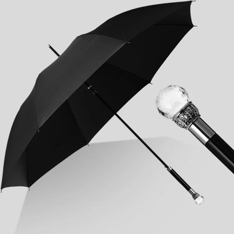 Economici Ombrello Antivento Di Lusso Manico Lungo Grande Protezione Uv Business Ombrello Moda Per Adulti Sombrilla Playa Rain Gear BD50UU