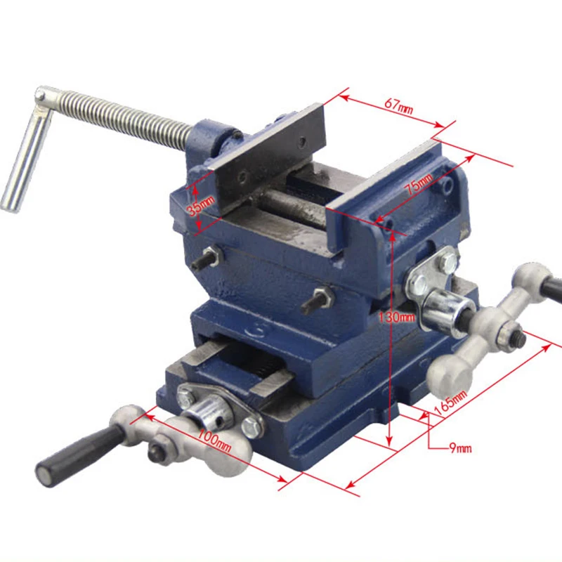 Портативные 3 дюймовые крестовые тиски затягивают дерево металл пластик и т.
