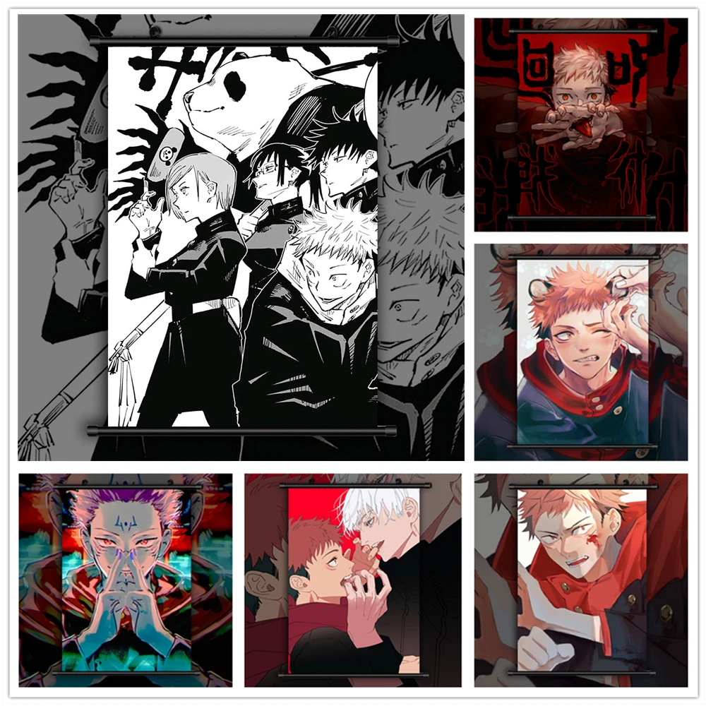 

Художественный Рисунок на стену из аниме «юдзютсу»