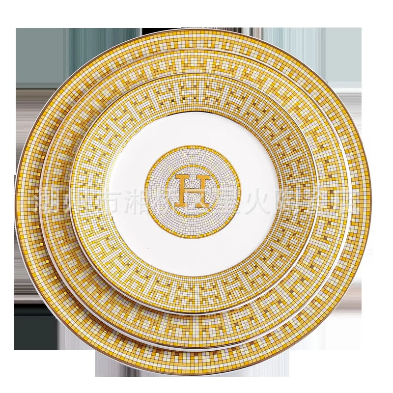 

Ceramic h mosaic dish and tableware set