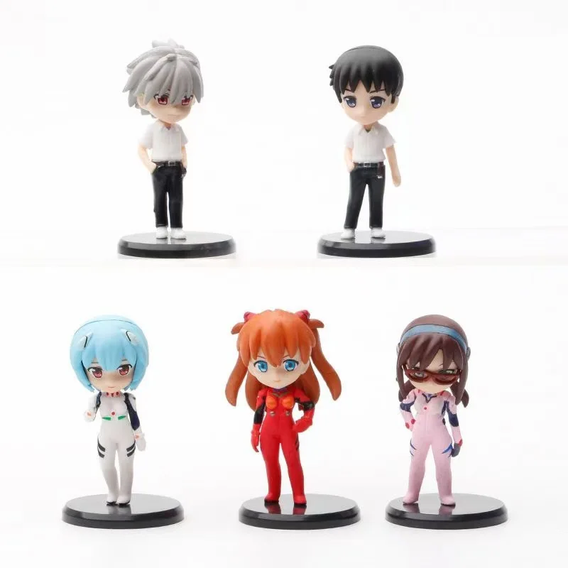 1Pc Random Send Anime Evangelion Ikari GendouAyami Rei Rangrek Castle Misato Ornaments PVC Model Collectible Action Figure Toys - купить по
