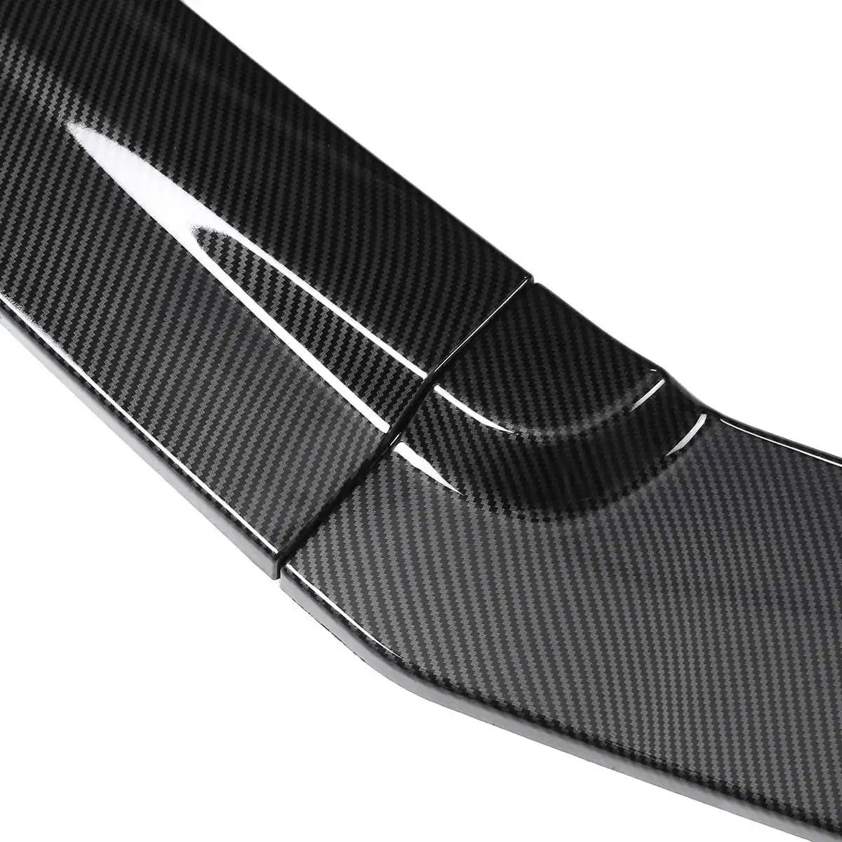 Новинка 3 шт. углеродное волокно автомобильный передний бампер разделитель для