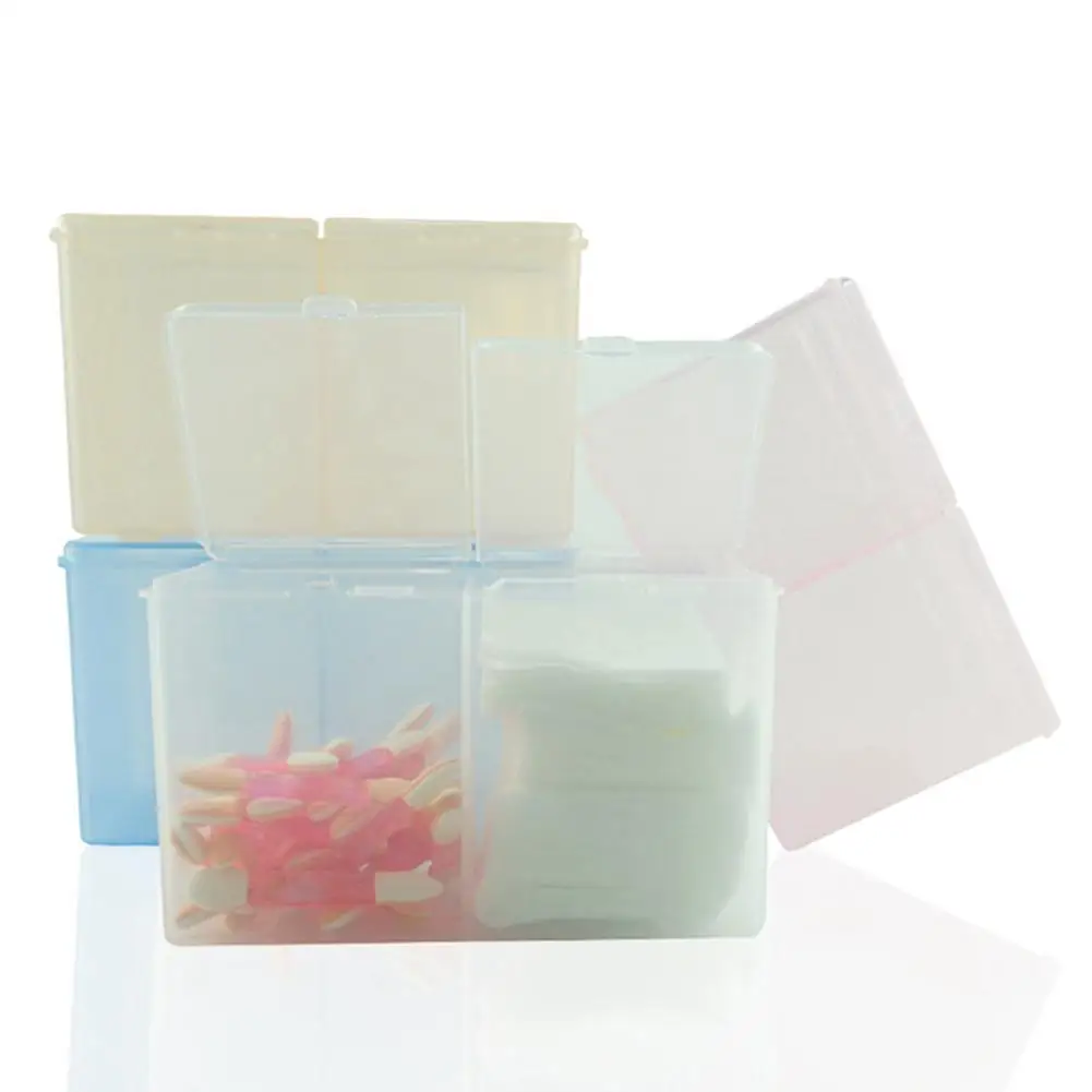 Очищающая хлопковая коробка для хранения тампон ногтей | Красота и здоровье