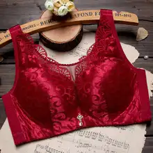 Soutien gorge Push Up en dentelle pour femmes, sous vêtements Sexy, grande taille, Lingerie féminine, doux, respirant, mince, bonnet complet, Bralette pour dames  (3)