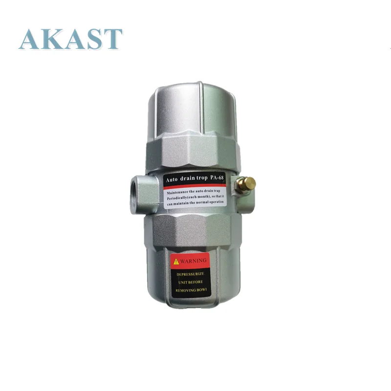 PA-68/ PB-68 Electroplate Automatic Drainer Auto Drain Valve for All Kinds of Compressed Air Systems