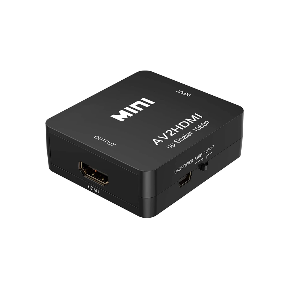 

Mini Composite AV CVBS Video Adapter 720p 1080p RCA to HDMI Converter