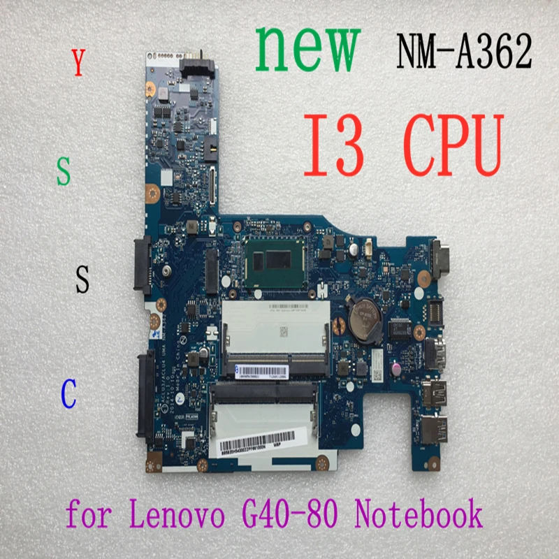 Бесплатная доставка Новый ACLU3/ACLU4 NM-A362 материнская плата для ноутбука Lenovo G40-80