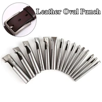 oval shape leather craft hole punch set punch belt watch band for leather working punch strong durable tool ellipse punch