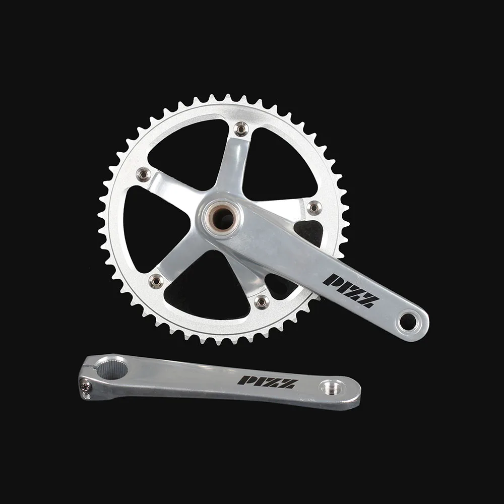 Велосипедный кривошипный комплект с фиксированной передачей 165 мм 48T 49T 51T