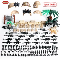 oenux 2020 mini russian alpha force figures military small building block russian army soldiers block brick moc toy kids gift