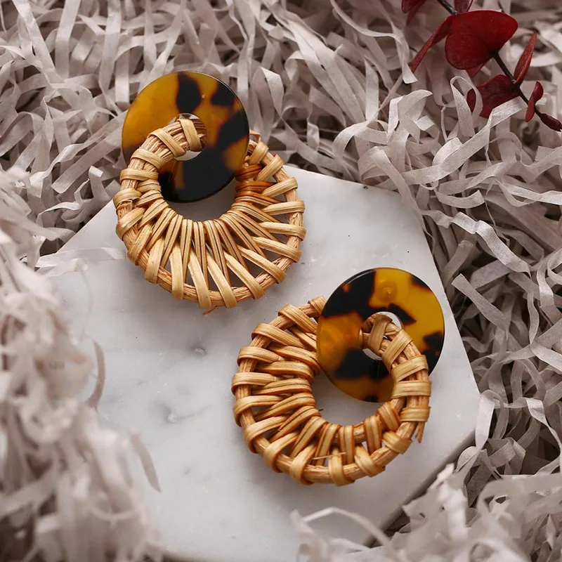 Винтажные деревянные серьги подвески ручной работы|Другие кухонные специальные