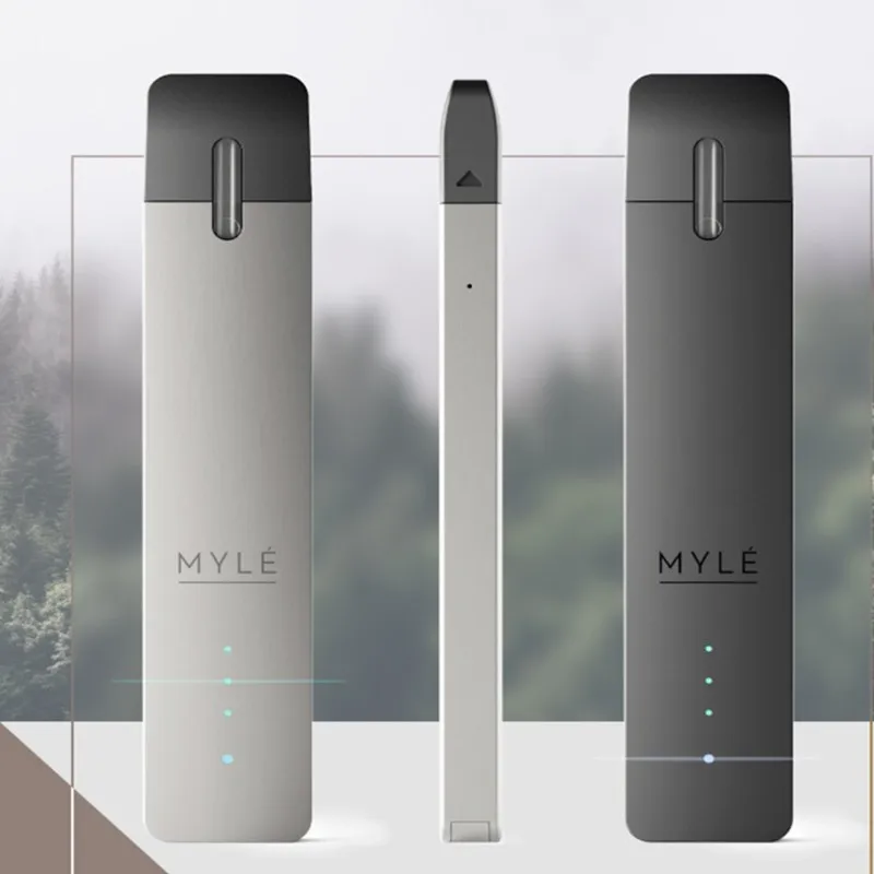 10 шт./лот Myles pod Vape Pen 250 мАч встроенный аккумулятор устройство с 4 шт. закрывающей