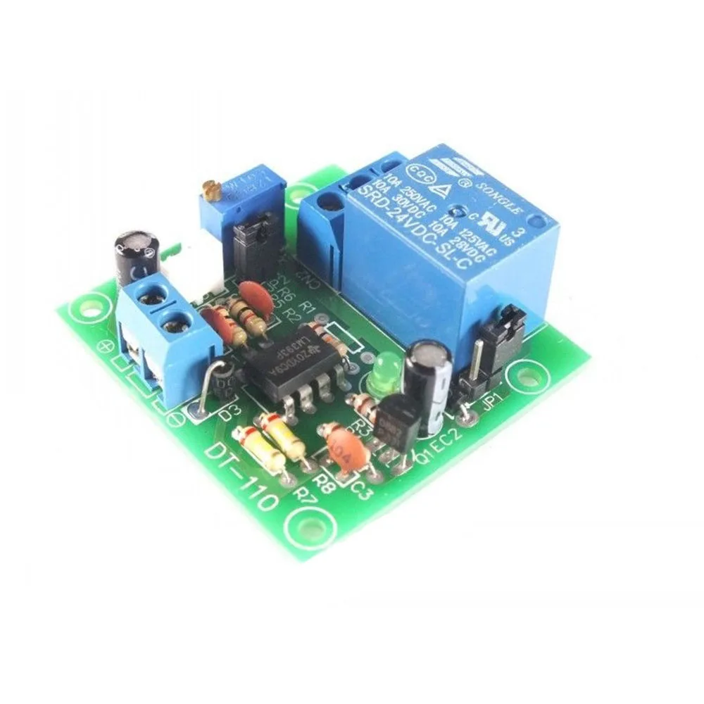 LM393 Voltage Comparator Module DC 5V/12V/24V 1 Channel Relay for Automotive Circuit Modification + Case | Электронные