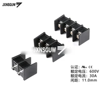 5pcs kf65c 11 0 2p3p4p straight insert 600v30a 11mm pitch fence type terminal block middle pin