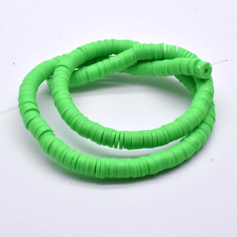 Глиняные бусины для ювелирных изделий сделай сам 1 нить 6 мм разноцветные и