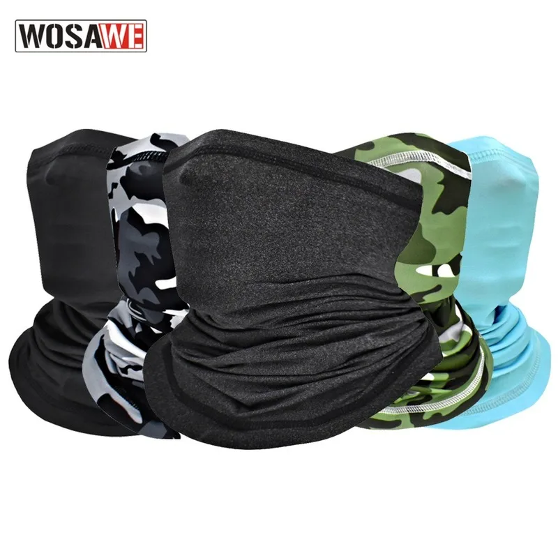 

Wosawe Summer Cycling Bandana Scarf Breathable Elastic Running Fishing Scarf Face Cover Coverings Outdoor Sport Neck Warmer