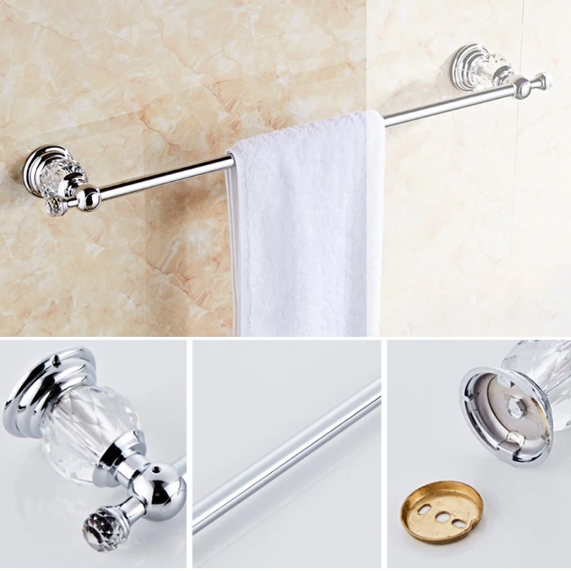 Набор аксессуаров для ванной комнаты держатель туалетной бумаги с кристаллами