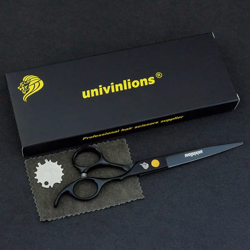 ZJQ-Straight Cutting " univinlions изогнутые ножницы для животных, ножницы для стрижки собак, ножницы для ухода за домашними животными для кошек, изогнутые ножницы для ухода за домашними животными, ручная машинка для стрижки, триммер для лошадей - Цвет: ZJQ-Straight Cutting