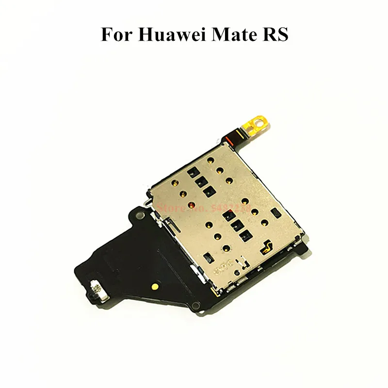 

100% Original SD/SIM Card Reader For Huawei Mate RS MateRS Card Booth SIM Card Reader Connector Replacement Parts