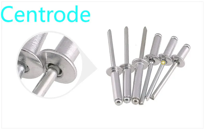 Заклепки из алюминия с вытянутым сердечником круглые заклепки технические