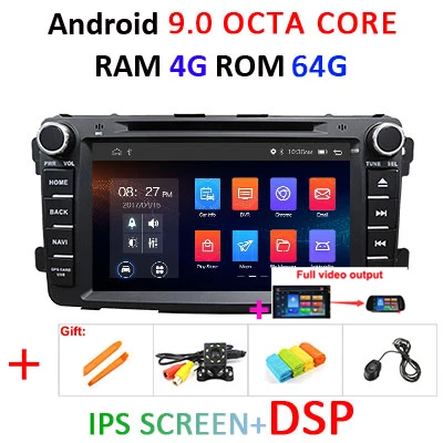 4G 64G IPS DSP FULL 4G+ 64G 8 CORE 2 Din Android 9,0 автомобильный dvd-плеер gps навигация аудио для Mazda CX9 CX 9 CX-9 автомобильный Радио стерео Мультимедиа obd2 dvr - Цвет: 4G 64G IPS DSP FULL