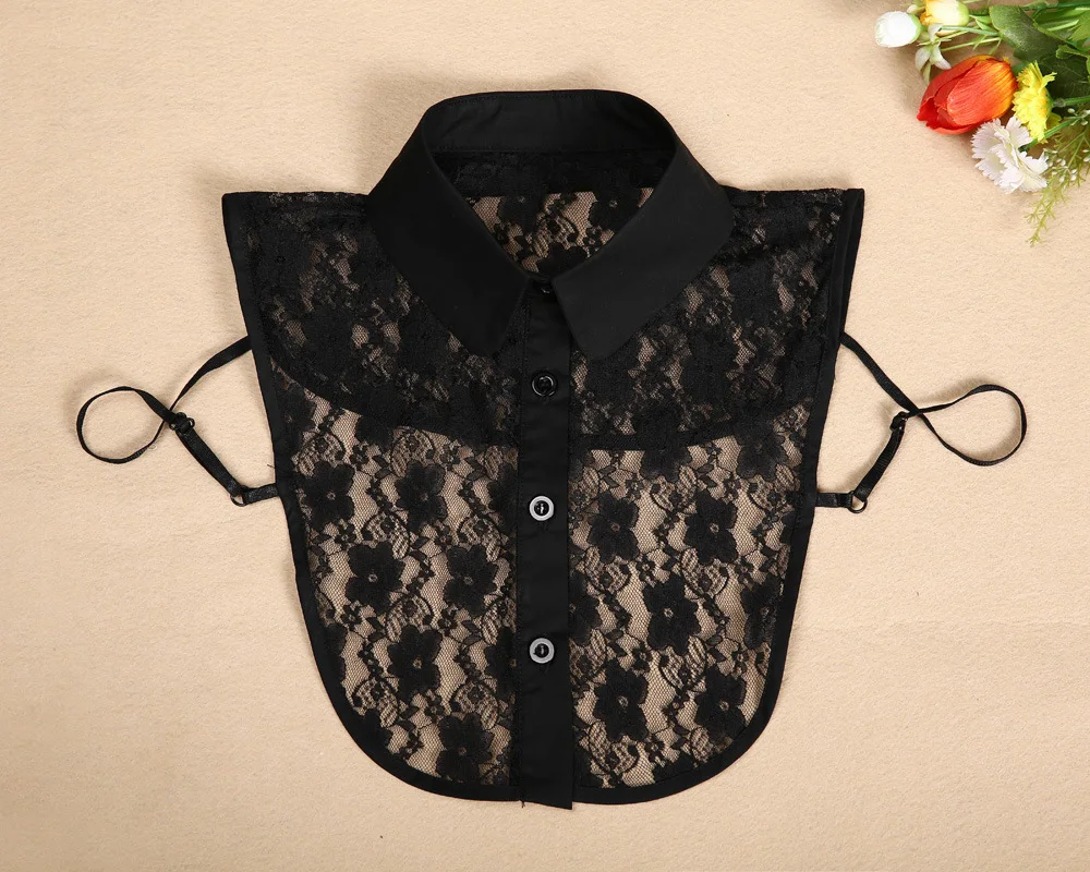 Linbaiway Кружева цветочные искусственные ошейники для собак женская блузка рубашка