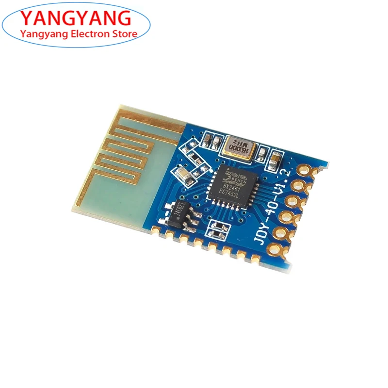 

1pcs JDY-40 2.4G Wireless Serial Port Transmission Transceiver Remote Communication Module IO Electronic For Arduino NRF24L01