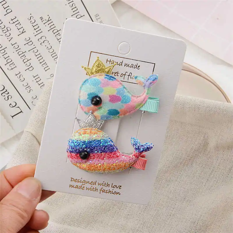 1 пара заколки для волос в виде слона |