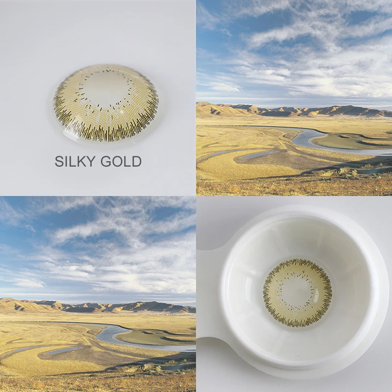 (Оптовая Продажа) цветные контактные линзы ed ежегодные для глаз Натуральные