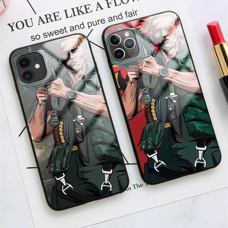 Для iphone 11 Pro Max X XS XSMax XR Schwarzenegger arliel Rocket напечатанное стекло высокой четкости чехол