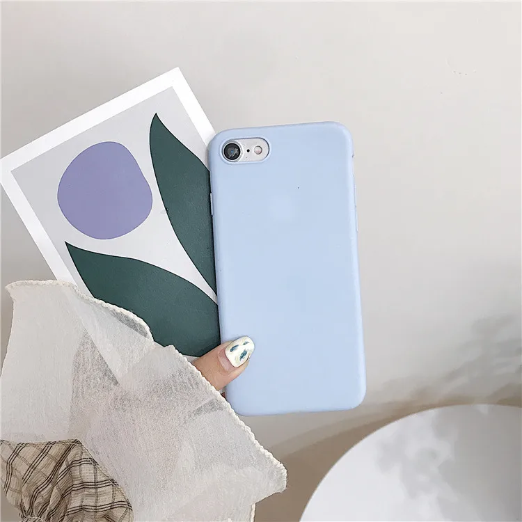 Light Purple Милый чехол из ТПУ для Xiaomi Redmi Note 7 8 8A 7A 6 6A 5 5A 4 4X K20 Pro Plus 4A Go цветной тонкий мягкий силиконовый чехол - Цвет: Light Purple