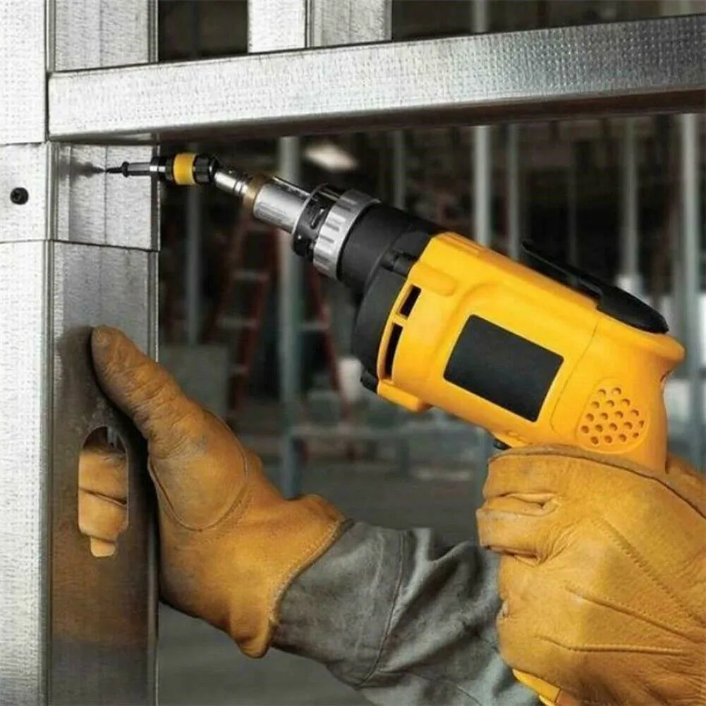 

1 Pcs Magnetic Screw Bit Holder Pivoting Bit Tip Swivel Screw Drill Connector Steel For Impact Drill Accessories