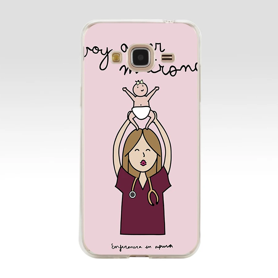 Чехол 253FG для телефона из мягкого силикона и ТПУ медсестры медицинской медицины