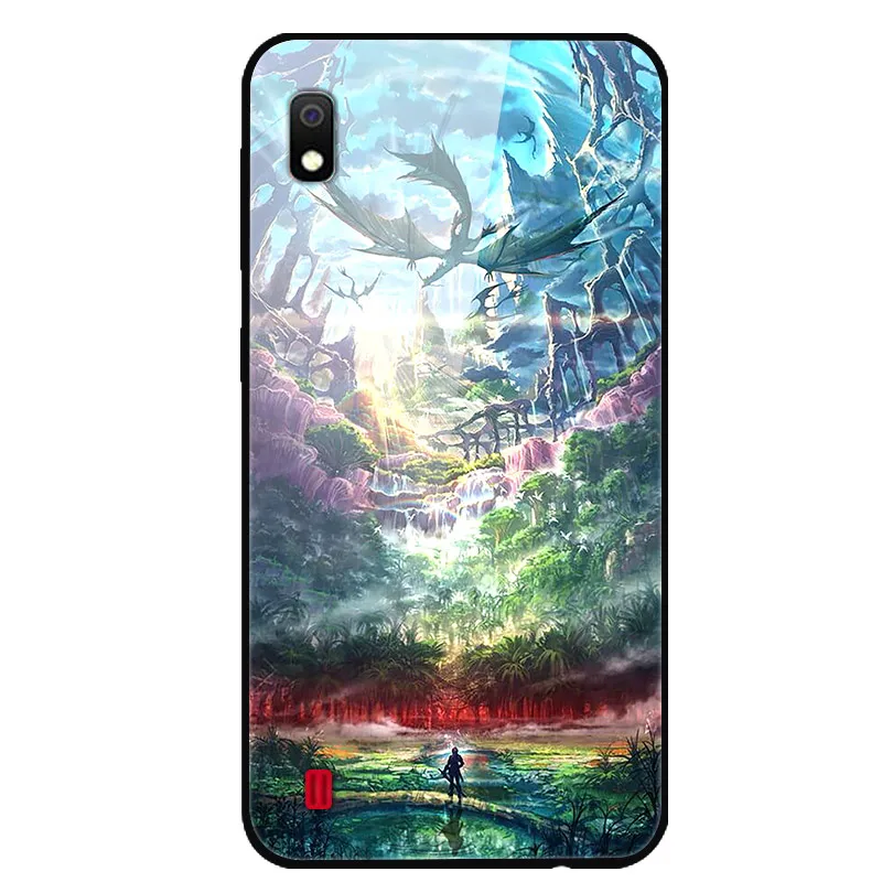 Чехол из закаленного стекла для samsung A10S A10, мягкий чехол-бампер с 3D принтом, чехол для samsung Galaxy A10S A 10, чехол для телефона - Цвет: 37