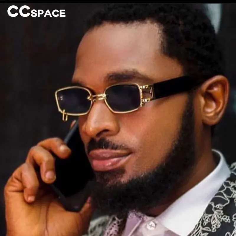 49253 квадратные роскошные солнцезащитные очки в стиле панк для мужчин и женщин